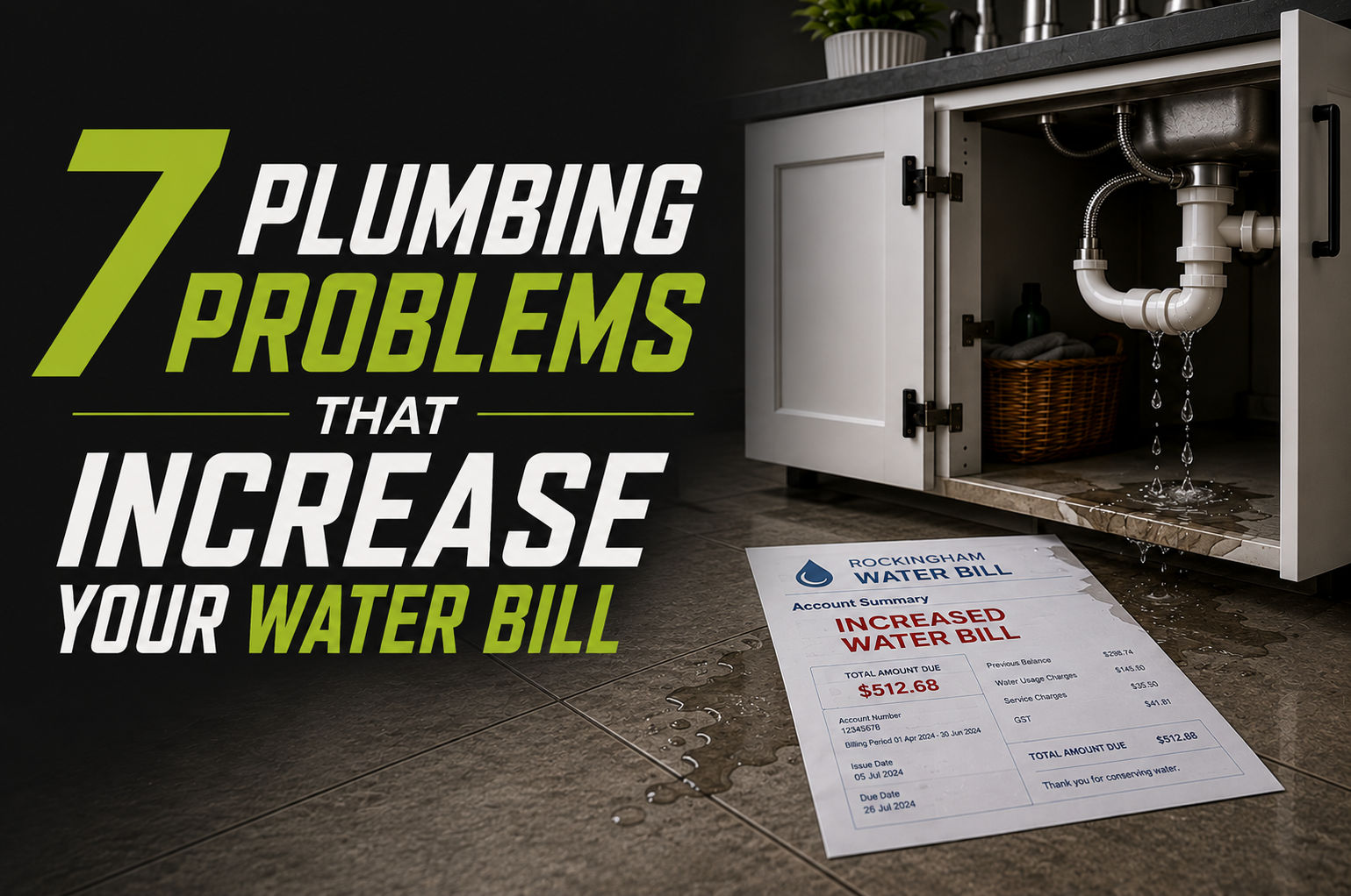 7 Plumbing Problems That Increase Your Water Bill 7 Plumbing Problems That Increase Your Water Bill
