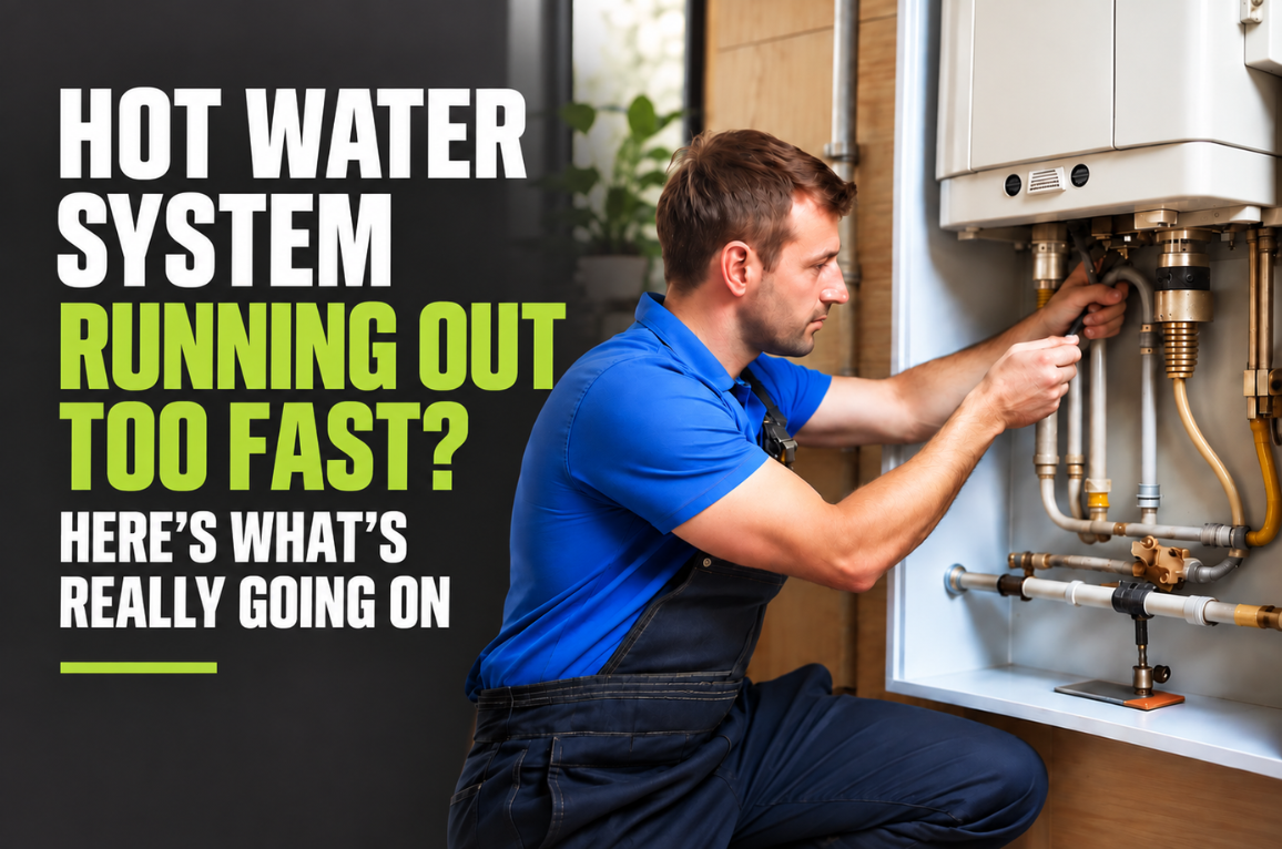 Hot Water System Running Out Too Fast? Here’s What’s Really Going On
