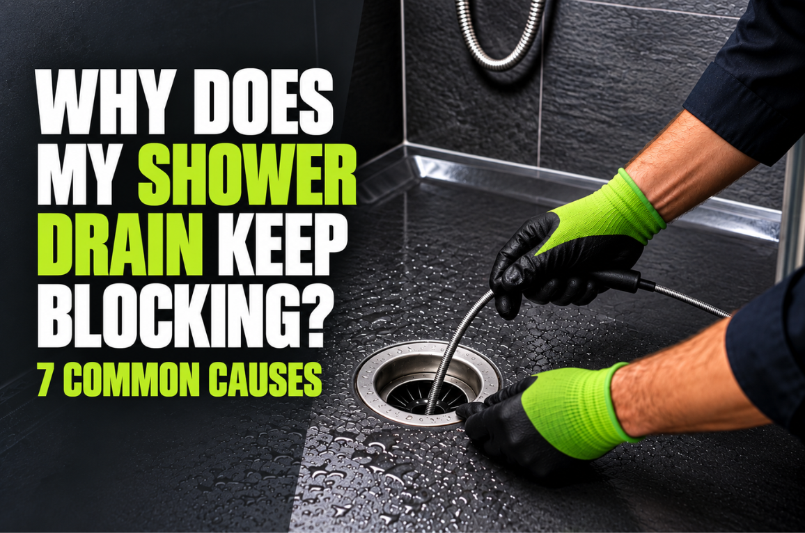 Why Does My Shower Drain Keep Blocking? 7 Common Causes